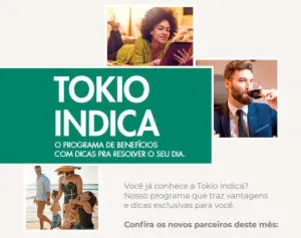 Clube de descontos "Tokio Indica" seguradora Tokio Marine