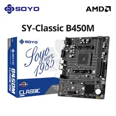 Placa Mãe AMD SOYO B450M 