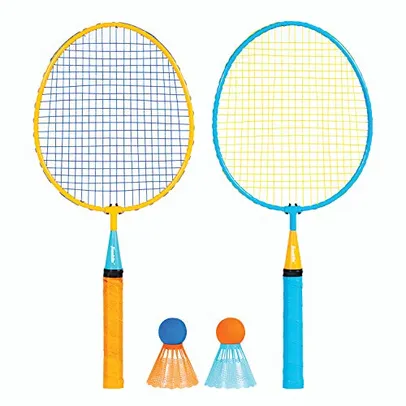 Franklin Sports Conjunto infantil de raquete de badminton
