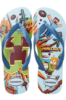 CHINELO HAVAIANAS MINECRAFT n° 37/38 e 43/44