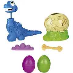 Conjunto Play-Doh Dino Crew Hasbro F1503 com 2 Ovos Recheados com Massa