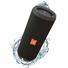 Submarino - Caixa de Som Bluetooth JBL FLIP3 Preta 16W RMS Bluetooth/Entrada P2 Amplificada 2X8W