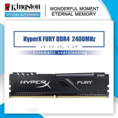 Memória DDR4 Hyper X Fury 16GB 3200Mhz | R$386