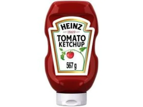 [Cliente Ouro] Ketchup Tradicional Heinz 567g | R$9
