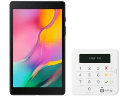 Tablet Samsung Galaxy Tab A T290 32GB 8” Wi-Fi Android 9.0 Quad Core Câm 8MP + Máquina de Cartão Sumup | R$881
