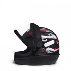 Capacete Para Moto San Marino Grafic Tamanho 58 Preto R$110