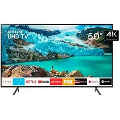 Smart TV 4K LED 50” Samsung UN50RU7100 Wi-Fi - HDR 3 HDMI 2 USB - R$1899