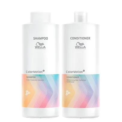 Kit Capilar Wella Professional Color Motion  - Shampoo 1000 ml + Condicionador 1000 ml