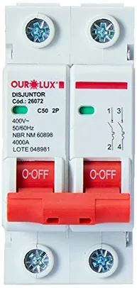 Disjuntor Bip 50A (C) Ourolux