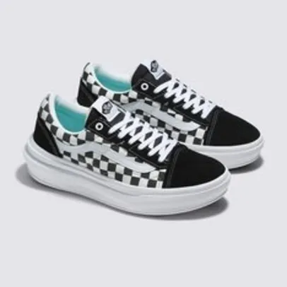 (TAM:40) Tênis Old Skool Overt Comfycush Checkerboard Black