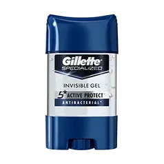 Desodorante Gel Antitranspirante Gillette Antibacterial 82g