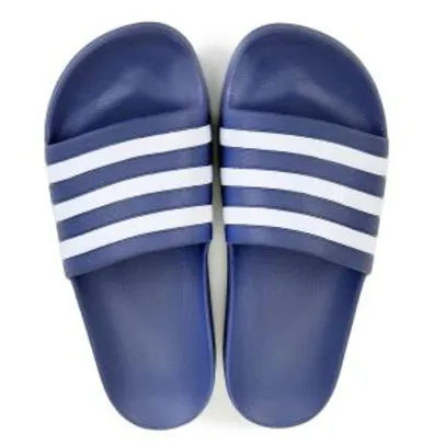 Chinelo Adidas Adilette - Azul e Branco R$60