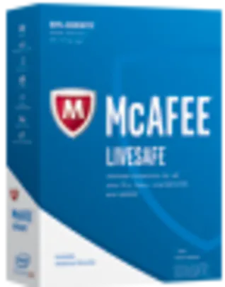Antivirus+Firewall Mcafee LiveSafe em todos seus PCs e dispositivos
