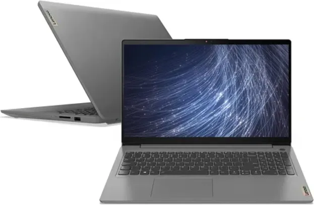  Notebook Lenovo Ultrafino IdeaPad 3 R7-5700U 15.6" AMD Radeon™ Graphics 12GB 512GB SSD Linux