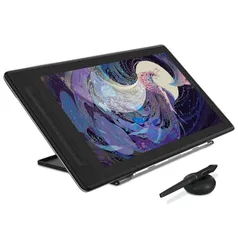 Tablet de desenho HUION KamVAS Pro 16 2,5K QHD 2022 com tela QLED Tablet gráfico