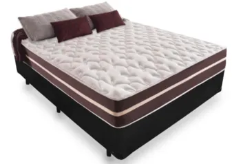 Cama Box Casal + Colchão De Molas - Anjos - Classic Superlastic - R$693