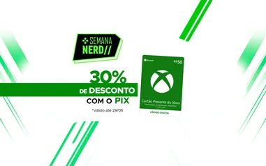 [Pagamento via PIX] Oferta 30 % desconto gift card xbox | 30% OFF