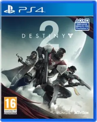 Jogo para PS4 Destiny 2 - R$ 123,00 à vista no cartão de crédito