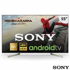 Smart TV 4K Sony LED 55” com X-Motion Clarity - 4K | R$3750