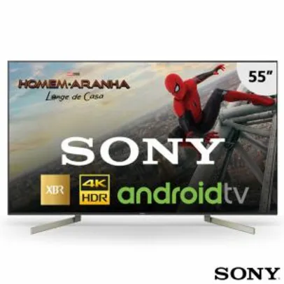 Smart TV 4K Sony LED 55” com X-Motion Clarity - 4K | R$3750