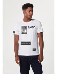 Camiseta Unissex Manga Curta Com Estampa Nasa Hering R$23