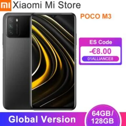 Smartphone Xiaomi Poco M3 Versão Global 64/128GB | R$799