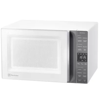 Forno de Micro-ondas Electrolux Efficient ME36B com Funções Fermentar e Manter Aquecido Branco - 36 L - 110V