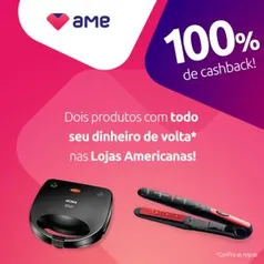 [Lojas Americanas- Loja Física/AME] Compre Prancha Mondial ou Sanduicheira Grill Ultra com 100% de CashBack Via AME