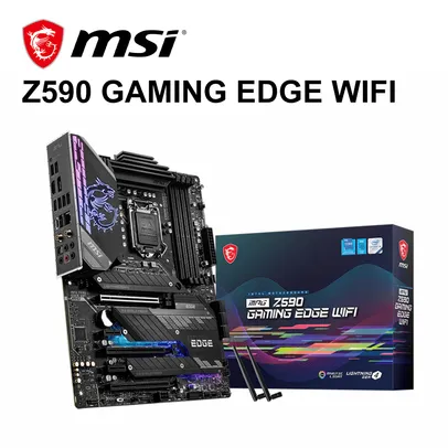 Placa mãe Z590 Gaming Edge Wifi Intel LGA 1200