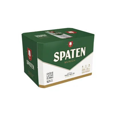 12 Cervejas Spaten Lata 350ml de brinde em seleção de cervejas 