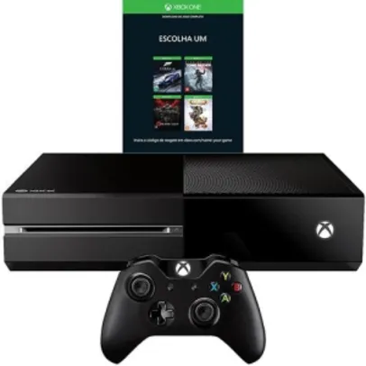 Xbox One 500GB + Escolha Seu Jogo (Via Download) - R$ 929,52