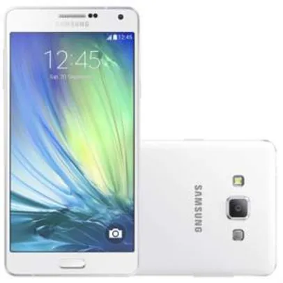 [efacil]Smartphone Galaxy A7 Dual Chip Branco Tela 5.5", 4G+WiFi, Android 4.4, 13MP, 16GB - Samsung | Uberlandia