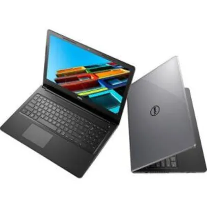 [Avista no cartão Americanas + Cupom + AME 1.344] Notebook Dell Inspiron I15-3567-D15C Intel Core i3 15,6" 4GB 1TB Linux - Cinza