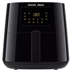 Philips Walita Preta Fritadeira Airfryer Essential XL Digital, 6.2L, 110V, 2000W (RI9270/90)