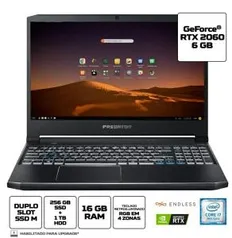 [R$6.578 AME] Notebook Gamer Predator Helios PH315-52-79VM| R$6.956