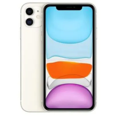 [APP + CC Submarino] Apple iPhone 11 (64 GB, Vermelho e Amarelo)