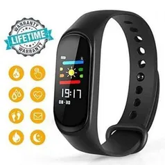 [AME 50%] Relógio Smartband Pulseira Inteligente M3 Batimentos Cardíacos | R$70