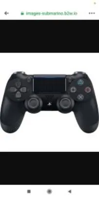 Controle Sem Fio Dualshock 4 Preto - PS4 R$ 104