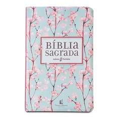 Livro - Bíblia NVI, Flexível, Tecido, Cerejeira, Leitura Perfeita