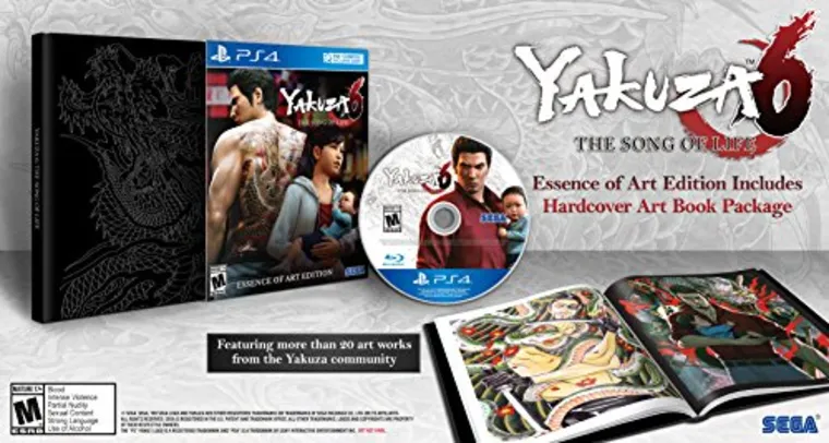 Yakuza 6: The Song of Life - Essence of Art Edition - PlayStation 4 | R$220