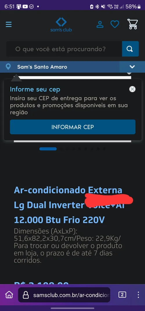 Imagen na descrição da promoção