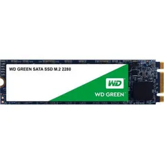 SSD WD Green M.2 2280 240GB SATA III 545MB/s | R$252