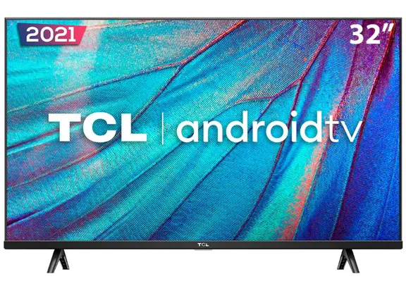 Smart TV LED 32" HD TCL 32S615 Android Tv