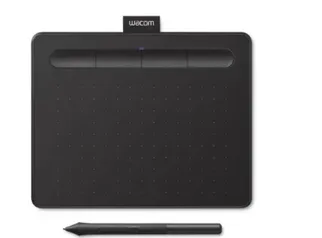 Mesa Digitalizadora Wacom Intuos, Pequena, Caneta Wacom Pen 4K, 2540 LPI, Preto - CTL4100