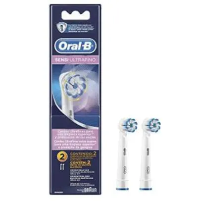 [PRIME + Recorrência] Refil Para Escova Elétrica Oral-B Sensi Ultrafino - 2 Unidades | R$24