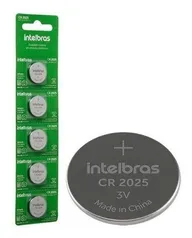 [Prime] Bateria De Lítio Intelbras Blister 5 Unidades Cr 2025