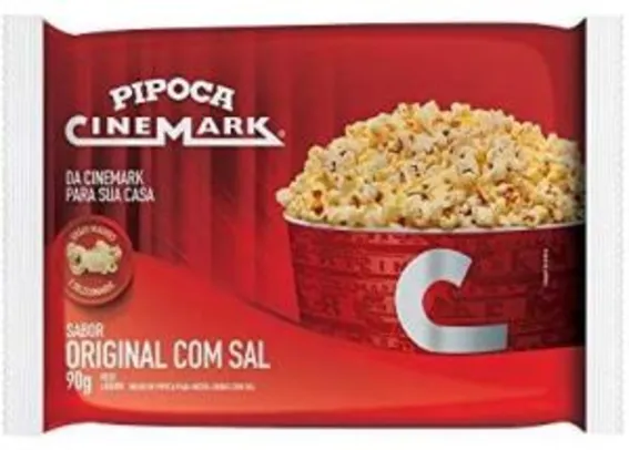 [PRIME] Pipoca Original Cinemark | R$ 3