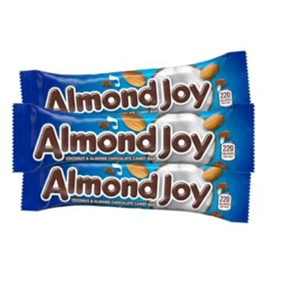 [50%OFF] Kit 3 un. Almond Joy 45g | R$11