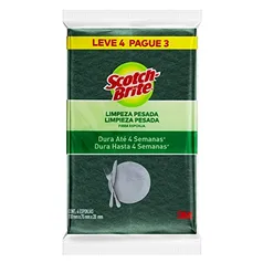 3M, Scotch Brite, Esponja Multiuso, Leve 4 Pague 3