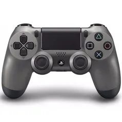 Controle Playstation 4 Sony Dualshock 4 PS4 Preto Aço